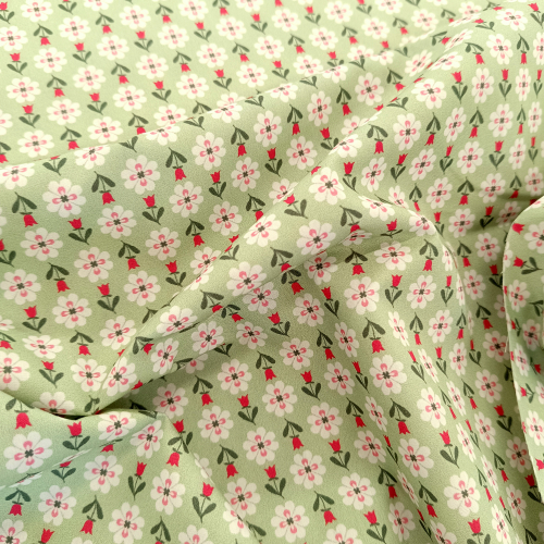 Hilco - Popeline - Emilie 2025 - Muster - grün