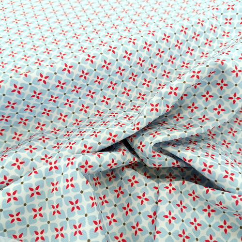 Hilco - Popeline - Emilie 2025 - Muster - blau