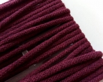 Baumwolle Kordel - 5 mm - bordeaux