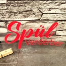 Plott - zum Aufbügeln - Spül Verderber - neon orange