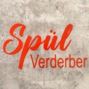 Plott - zum Aufbügeln - Spül Verderber - orange