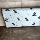 Lillestoff -  Bio Summersweat - Birds & Dots - blue