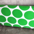 Lillestoff Bio Jersey - Riesenpunkte - grün - weiß