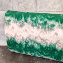 Waffeljersey - Batik Look - Anton - grün