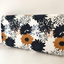 Jersey - Johanna - Blüten - weiss - ocker