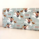 Baumwollstoff - Tim - Pferdemädchen - türkis