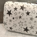 Alpenfleece - Sterne - hellgrau