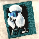 Panel Sommersweat -  Pawerful - Thorsten Berger - petrol