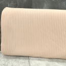 Rippjersey - breit - Uni - beige