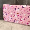 Baumwollstoff - Tim - Einhörner - rosa - pink