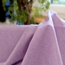 Baumwollstoff - Dotty - flieder - weiß