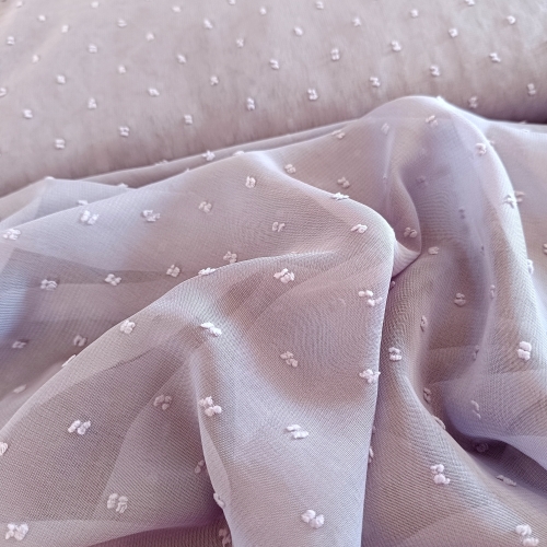 Chiffon - Bobbles - flieder