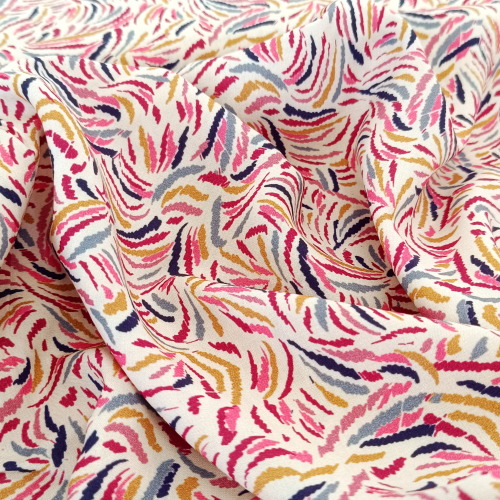 Viskose- Webware - Muster - bunt