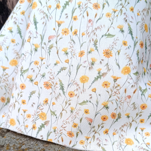Baumwollstoff - Acufactum - Wiesenblumen 40 x 75 cm - Kopie