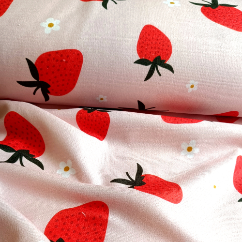 Strandtuch - Frottee - Erdbeeren