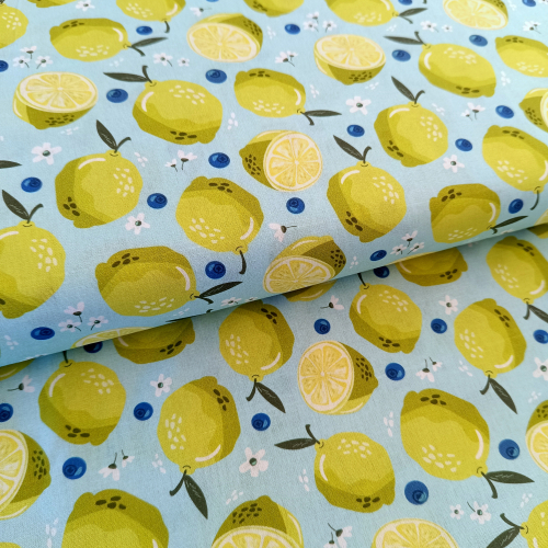 Baumwollstoff - Fruits - Zitronen