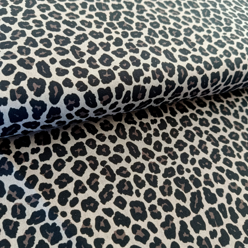 Baumwollstoff - Leo - grau