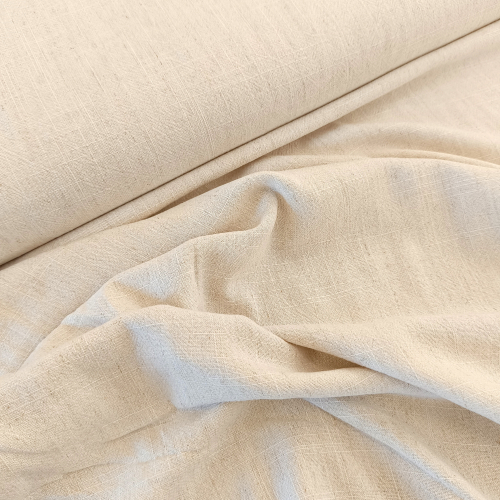 Viskose - Leinen - Uni - natur melliert