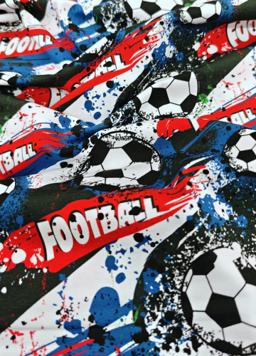 Jersey - Fußball - weiss - rot - blau