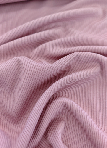 Rippjersey - Marissa - Uni - altrosa