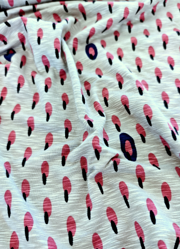 Viskose Jersey - Brush Drops