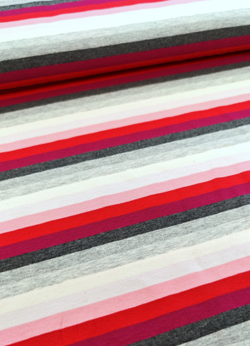 Jersey - bunte - Streifen