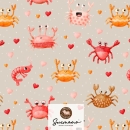 Lillestoff - Bio Jersey - Summer Fun - Krabbenliebe
