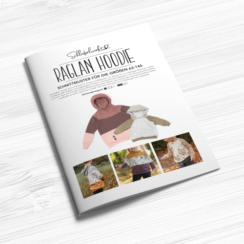 Schleiferlwerk - Papierschnittmuster Raglan Hoodie - 62 - 146