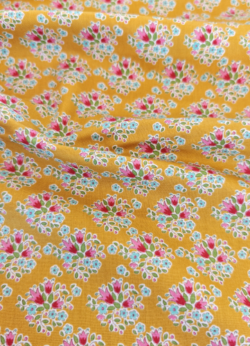 Tilda - Baumwolle - Creating Memories - Flowers senf