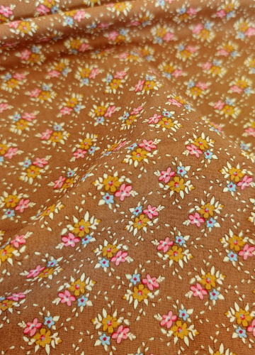 Tilda - Baumwolle - Creating Memories - Flowers brown