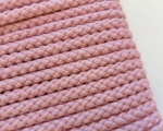 Baumwolle Kordel - 8 mm - altrosa