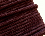 Baumwolle Kordel - 8 mm - bordeaux