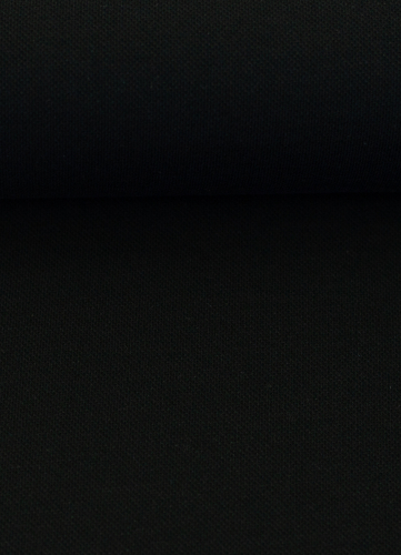 Polo-Baumwolljersey -  Piqué - schwarz