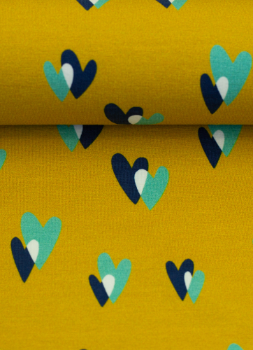 Jersey - two of us - Herzen - gelb - Käselotti