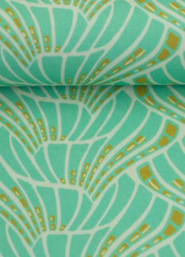 Viskose- Webware - Vienna Coral  - by Bienvenido Colorido - mint