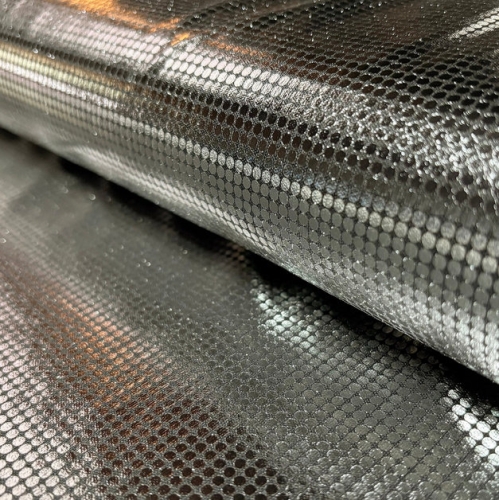 Folien Jersey - Glitzer - silber