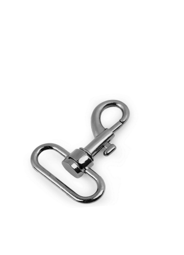 Karabiner - Metall - für 30 mm Gurtband - schwarz