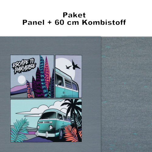 Paket - Panel + Kombistoff  - Jersey - Getaway - by Thorsten Berger - Bully