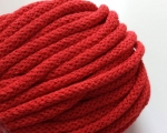 Baumwolle Kordel - 5 mm - rot