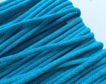 Baumwolle Kordel - 5 mm - türkis